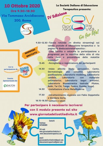 giornata dello stile di vita 2020 quarta edizione