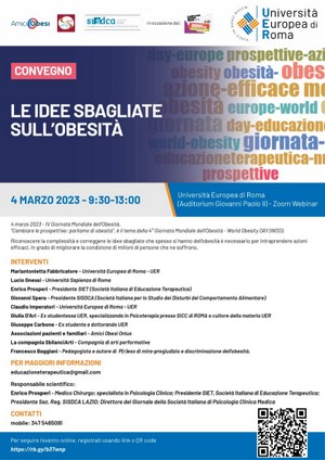 Le idee sbagliate sull'obesità World Obesity Day 2023