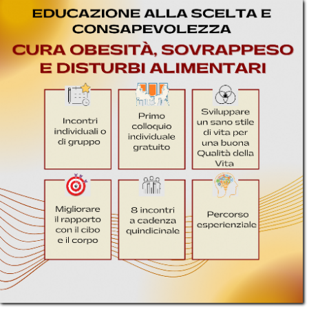 Cura obesità, sovrappeso e disturbi alimentari