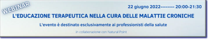 Webinar in collaborazione con Natural Point